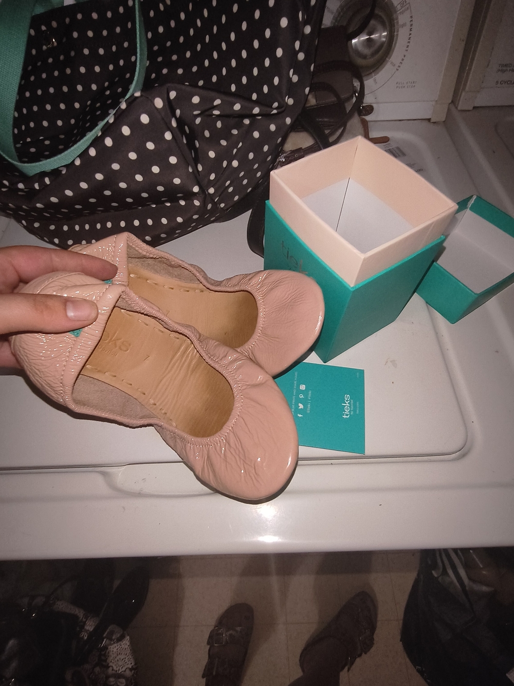 Tieks Ballet Flats in Blush Pink